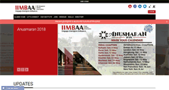 Desktop Screenshot of iimbaa.org