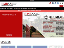 Tablet Screenshot of iimbaa.org